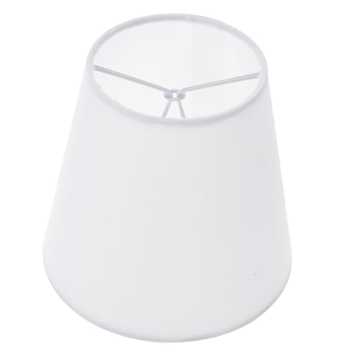 TEHAUX Kleiner Lampenschirm Clip Robustem Eisen und Stoff Einfach zu Montieren Passend für Tisch Stehlampen für Wohnzimmer Schlafzimmer und Büro Langlebiges Zubehör von TEHAUX