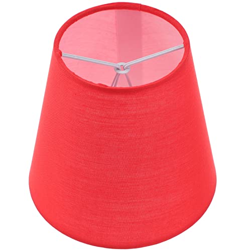 TEHAUX Kleiner Lampenschirm Stoff und Clip für Tisch und Stehlampe Geeignet für Schlafzimmer Wohnzimmer Büro Langlebig und Einfach zu Ersetzen von TEHAUX