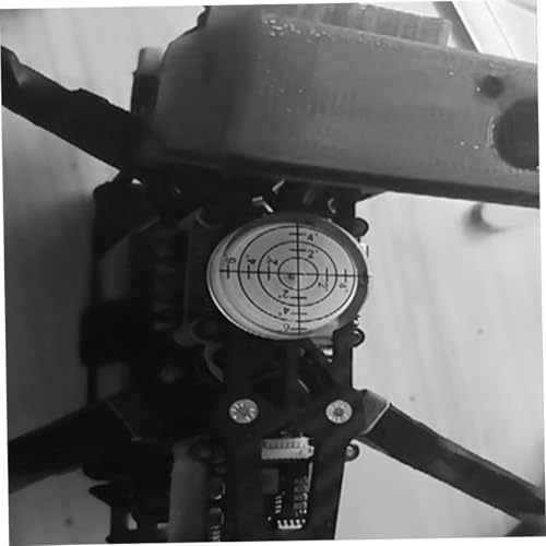 TEHAUX Kompakte Runde Libelle Wasserwaage aus Edelstahl Präzises Vielseitiges Leveling Bubble Tool Robustes Mini Wasserwaageninstrument für Mobile Messungen und Handwerkliche Anwendungen von TEHAUX