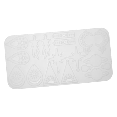 TEHAUX Kristall-Epoxy-Form Halskettenanhänger aus Epoxidharz Geometrische Harz anhängende Formen geometrische Harzform silikonform für schmuck heftige Harzform Ohrringform Kieselgel Weiß TEHAUX Kristall-Epoxy-Form Halskettenanhänger aus Epoxidharz Geometrische Harz anhängende Formen geometrische Harzform silikonform für schmuck heftige Harzform Ohrringform Kieselgel Weiß von TEHAUX