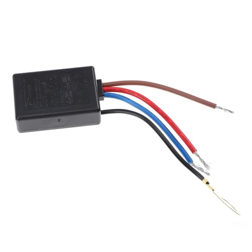 TEHAUX LED Touch Lichtregler Tischleuchte mit Stufenlosem Berührungsempfindlichen Schalter Kompakt und Vielseitig für LED Lichter und Stehlampen Geeignet für Hausgebrauch von TEHAUX