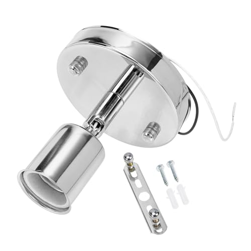 TEHAUX Lampenfassung Drehbar Keramik Lichtadapter Schraubfassung für Pendelleuchte Kompatibel mit Leuchtmitteln für Restaurant Büro Zuhause von TEHAUX