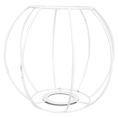 TEHAUX Lampenschirm Gestell aus Eisen Runder DIY Laternen Lampenhalter Rostfrei Stabil und Vielseitig für Tischlampen Restaurant Wohnraum Praktischer Lampenrahmen TEHAUX Lampenschirm Gestell aus Eisen Runder DIY Laternen Lampenhalter Rostfrei Stabil und Vielseitig für Tischlampen Restaurant Wohnraum Praktischer Lampenrahmen von TEHAUX