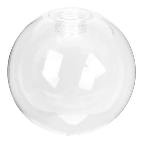 TEHAUX Lampenschirm Kugel Transparent Dekorativer Ersatz Lampenschirm für Pendelleuchten Robust Praktisch für Wohnzimmer Balkon Restaurant von TEHAUX
