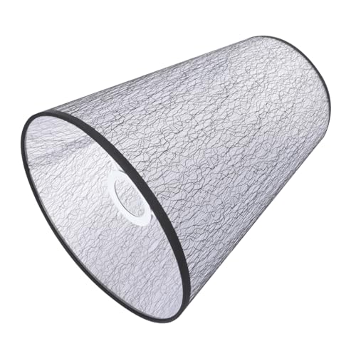 TEHAUX Lampenschirm aus Schwarzem Netzgewebe Fassung Stabiles Gestell Kleiner Lampenschirm Schutzabdeckung für Tisch Stehlampen Modernes Design Langlebig und Einfach Montierbar von TEHAUX