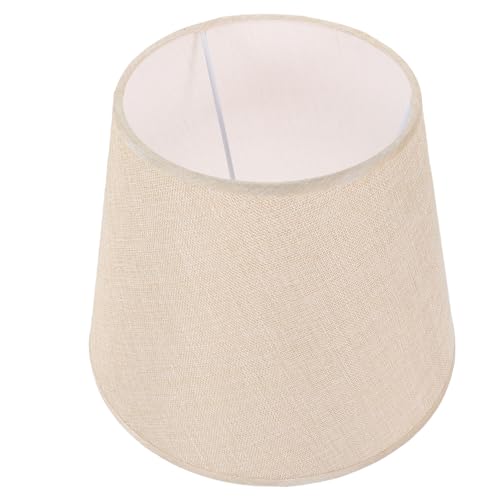TEHAUX Lampenschirm aus Stoff Abnehmbarer Lampenschirm für Tischlampe Augenfreundliche Abdeckung für Schlafzimmer Wohnzimmer und Nachttischleuchten von TEHAUX