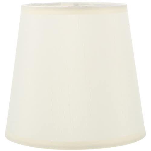 TEHAUX Lampenschirm für Tischlampe Ersatz Lampenschirm Stoff Design für Schlafzimmer Wohnzimmer Hotel Dimmbar Dekorative Beleuchtung Weiß TEHAUX Lampenschirm für Tischlampe Ersatz Lampenschirm Stoff Design für Schlafzimmer Wohnzimmer Hotel Dimmbar Dekorative Beleuchtung Weiß von TEHAUX