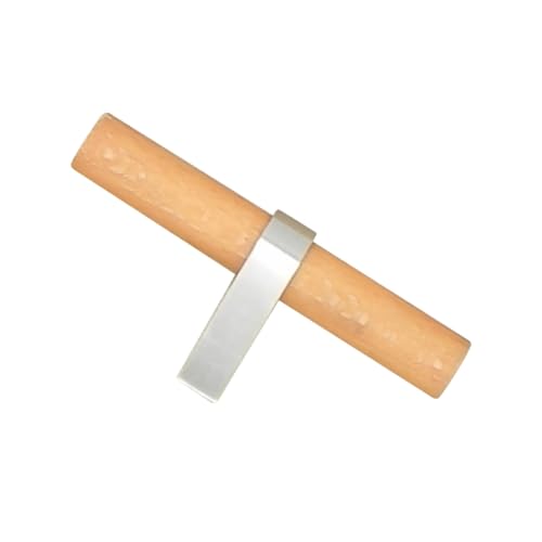 TEHAUX Massivholz Möbelgriff Schrankgriff Schubladengriff mit Glatter Oberfläche Rostfrei Hohe Härte Modernes Design Geeignet für Türen Fenster Kleiderschränke Einfache Montage Langlebig von TEHAUX