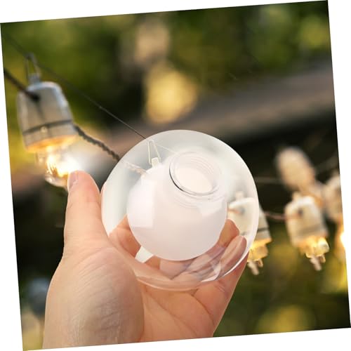 TEHAUX Mattierter Glas Lampenschirm Kugel Ø Fassung Ersatz Lampenglas Leuchtenschirm Einfaches Design Beleuchtung Dekoration Wohnzimmer Schlafzimmer TEHAUX Mattierter Glas Lampenschirm Kugel Ø Fassung Ersatz Lampenglas Leuchtenschirm Einfaches Design Beleuchtung Dekoration Wohnzimmer Schlafzimmer von TEHAUX