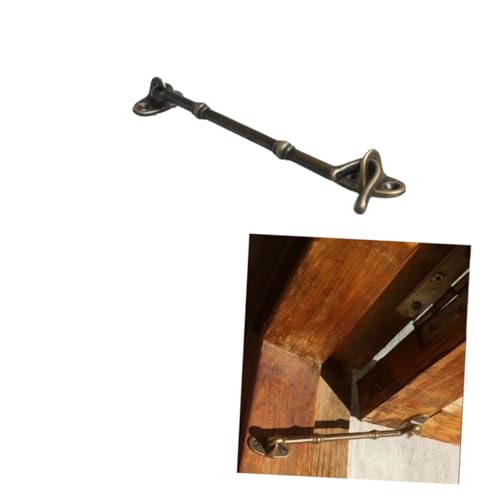 TEHAUX Messing Cabin Haken mit Schrauben Antik Matte Oberfläche Langlebig Rostfrei Einfach zu Montieren Geeignet für Türen und Fenster im Vintage Stil TEHAUX Messing Cabin Haken mit Schrauben Antik Matte Oberfläche Langlebig Rostfrei Einfach zu Montieren Geeignet für Türen und Fenster im Vintage Stil von TEHAUX