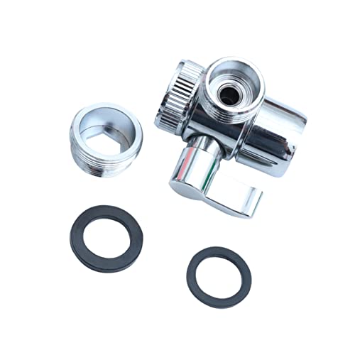 TEHAUX Metal Faucet Adapter für Waschmaschinen Robuster Wasserumlenker mit und Außengewinde Einfach zu Montieren und Vielseitig für Garten und Haushalt von TEHAUX