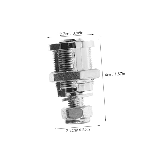 TEHAUX Metall Cabinet Lock aus Edelstahl Robust und Langlebig für Aktenschränke Vitrinen Schranktüren und Sichere Aufbewahrungsboxen Inklusive Schlüssel Widerstandsfähig gegen Verformung von TEHAUX