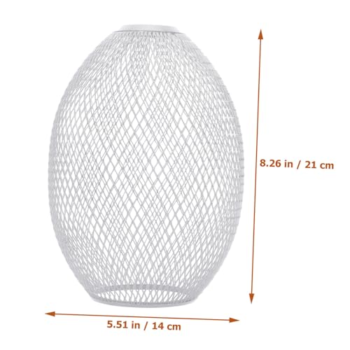 TEHAUX Metalldraht Lampenschirm Hängend Vintage Stil Eisen Lampenschirm mit Netzstruktur Robuste Metalllampe Abdeckung für Deckenleuchte Dekorativer Pendelleuchten Zubehör für Wohn TEHAUX Metalldraht Lampenschirm Hängend Vintage Stil Eisen Lampenschirm mit Netzstruktur Robuste Metalllampe Abdeckung für Deckenleuchte Dekorativer Pendelleuchten Zubehör für Wohn von TEHAUX
