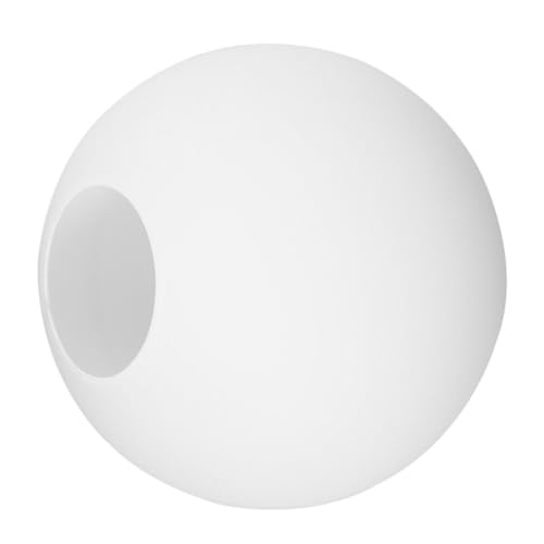 TEHAUX Milchig Weißer Gefrosteter Glaslampenschirm Rundes Ball für Pendelleuchten Elegante Ersatzabdeckung für Wandleuchten und Deckenleuchten Einfache Installation Vielseitige Gestaltung von TEHAUX