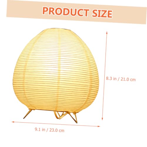 TEHAUX Minimalistische Nachttischlampe mit Warmem Papierlampenschirm und Bulb Sanftes Nachtlicht für Schlafzimmer und Kinderzimmer Flexible Bedienung durch Push Schalter Sicherer TEHAUX Minimalistische Nachttischlampe mit Warmem Papierlampenschirm und Bulb Sanftes Nachtlicht für Schlafzimmer und Kinderzimmer Flexible Bedienung durch Push Schalter Sicherer von TEHAUX