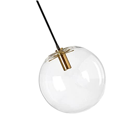 TEHAUX Moderne Pendelleuchte Kugel Design Kreative Deckenlampe für Bar Restaurant Zuhause Einfache Montage Elegante ohne von TEHAUX