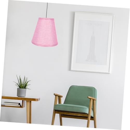 TEHAUX Moderner Baumwoll lampenschirm Trommel form Kompatibel mit Fassung Staubschutz Tisch Stehlampe Fein Verarbeitet für Wohnzimmer Schlafzimmer Hotel von TEHAUX