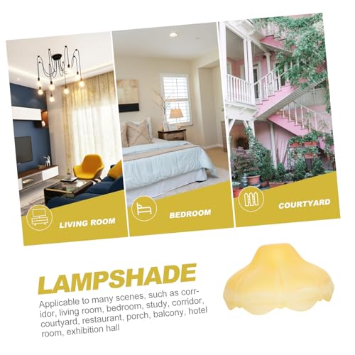 TEHAUX Moderner Glasschirm für Tischlampen und Deckenleuchten Langlebiger Lampenschirm aus Hochwertigem Glas Matte Oberfläche Passend für Pendel Stehleuchten Sanftes Lichtdesign von TEHAUX