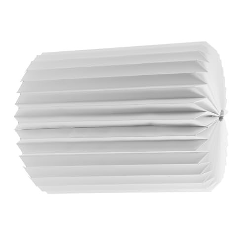 TEHAUX Moderner Origami Lampenschirm aus Papier Gefaltet Stilvoller Lampenüberzug Einfacher Stil Dekorativ für Kronleuchter und Deckenleuchten Einzigartiges Design Warmes Licht von TEHAUX