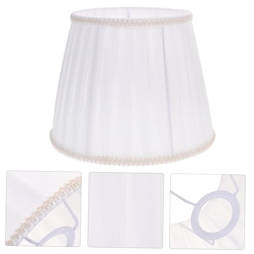 TEHAUX Moderner Plissee Lampenschirm aus Stoff Ø für Tisch Steh Wandlampen Lichtdurchlässiger Lampenschirm mit Weichem Licht Langlebiger und Sicherer Lampenbezug für Wohn Schlafzimmer TEHAUX Moderner Plissee Lampenschirm aus Stoff Ø für Tisch Steh Wandlampen Lichtdurchlässiger Lampenschirm mit Weichem Licht Langlebiger und Sicherer Lampenbezug für Wohn Schlafzimmer von TEHAUX