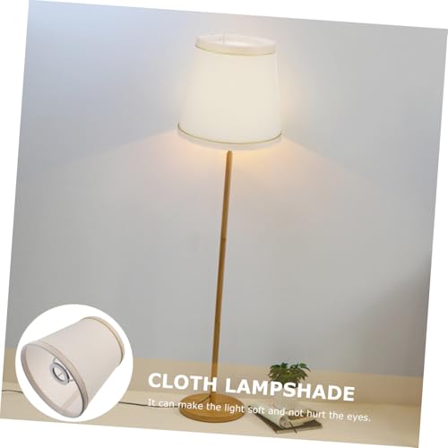 TEHAUX Moderner Stoff Lampenschirm Wandlampe Langlebiger Lampenschirm aus Hochwertigem Material Einfache Montage Sanftes Licht für Wohnzimmer Schlafzimmer Büro Stilvolle Heimdekoration von TEHAUX