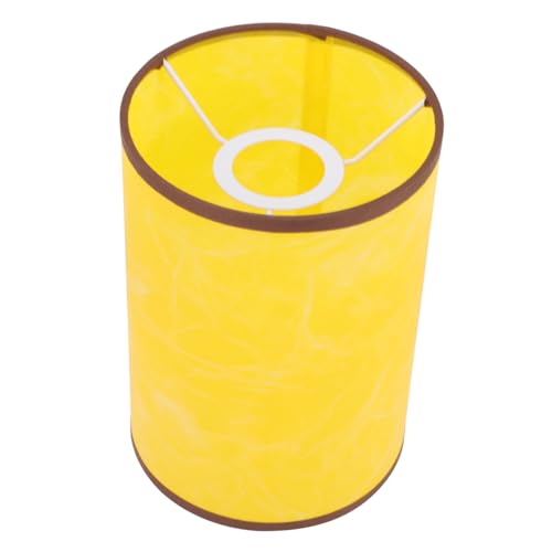 TEHAUX Moderner Stoff Lampenschirm für Tischlampe Zylinderförmig Gelb Lichtschutzschirm Weich Diffuses Licht Wohnraum Schlafzimmer Hotel Wohnzimmer Dekorative Beleuchtung TEHAUX Moderner Stoff Lampenschirm für Tischlampe Zylinderförmig Gelb Lichtschutzschirm Weich Diffuses Licht Wohnraum Schlafzimmer Hotel Wohnzimmer Dekorative Beleuchtung von TEHAUX