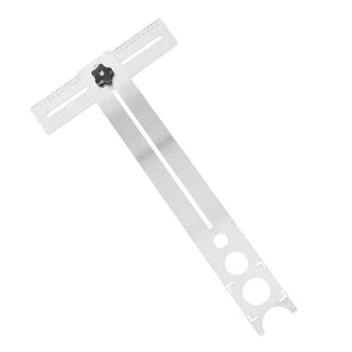 TEHAUX Multifunktionaler Fliesenloch Locator Universalmaßstab Präzises Bohren für Keramik Marmor Glas Langlebiges Positionierwerkzeug für Exakte Lochstanzung TEHAUX Multifunktionaler Fliesenloch Locator Universalmaßstab Präzises Bohren für Keramik Marmor Glas Langlebiges Positionierwerkzeug für Exakte Lochstanzung von TEHAUX