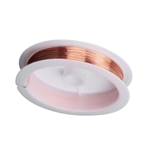 TEHAUX Multifunktionaler Kupferdraht Biegsam für DIY Basteln Portable Rohrblatt draht für Musikinstrumente Schmuck und Blumenarrangements Praktisches Bastelzubehör von TEHAUX