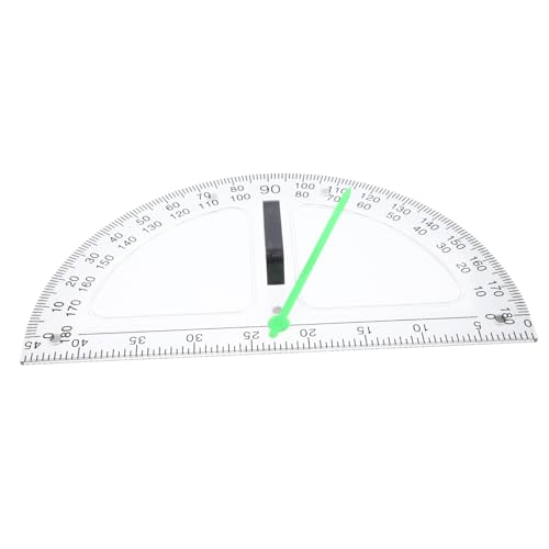 TEHAUX Winkel Messen Werkzeug Transparentes Mathe-winkelwerkzeug Mit Magneten Für Sicheren Halt Präzise Halbkreis-winkelmesser Für Geometrie Multifunktional Als Lineal Verwendbar TEHAUX Winkel Messen Werkzeug Transparentes Mathe-winkelwerkzeug Mit Magneten Für Sicheren Halt Präzise Halbkreis-winkelmesser Für Geometrie Multifunktional Als Lineal Verwendbar von TEHAUX