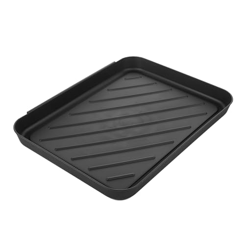 TEHAUX Multipurpose Kunststoff Schuhablage Tray für Auto Kofferraum und Zuhause Langlebiges Aufbewahrungs Tablett für Schuhe Pflanzen und Kleinteile Praktisches Bonsai Mat Tray in Schwarz von TEHAUX
