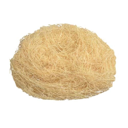 TEHAUX Natürliche Lafite Gras Seide Geschenkfüllmaterial Umweltfreundlich als Geschenkdeko Shred Füller für Süßigkeiten Hochzeit Tischdeko Taufe Geburtstag Weihnachten von TEHAUX