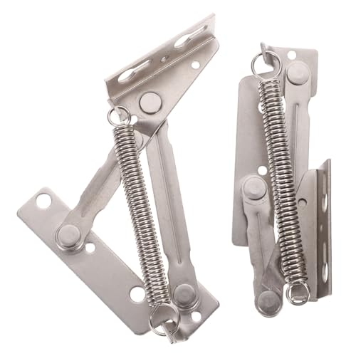 TEHAUX Nickelbeschichtetes Feder schanier Klappmechanismus für Möbel Robustes Scharnier für Klapptüren Geeignet für Schrank Sofa und Aufbewahrungsbox Rostfrei Einfache Montage TEHAUX Nickelbeschichtetes Feder schanier Klappmechanismus für Möbel Robustes Scharnier für Klapptüren Geeignet für Schrank Sofa und Aufbewahrungsbox Rostfrei Einfache Montage von TEHAUX