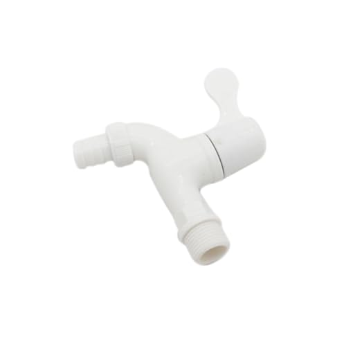TEHAUX PVC Wasserhahn für Spüle Leichter Einfach zu Bedienender Kaltwasserhahn für Küche Bad und Waschmaschine für Handwaschbecken Kunststoff Wassersparend TEHAUX PVC Wasserhahn für Spüle Leichter Einfach zu Bedienender Kaltwasserhahn für Küche Bad und Waschmaschine für Handwaschbecken Kunststoff Wassersparend von TEHAUX