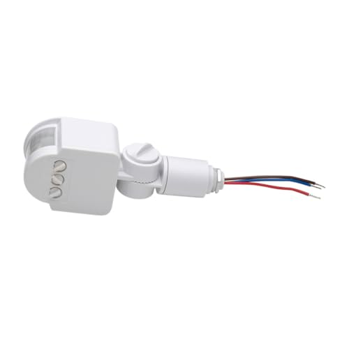 TEHAUX Pir Infrarot Bewegungsmelder LED sicherheitslicht Automatische Tag Dämmerungserkennung Energiesparend Einstellbarer Sensor für Innenbereiche TEHAUX Pir Infrarot Bewegungsmelder LED sicherheitslicht Automatische Tag Dämmerungserkennung Energiesparend Einstellbarer Sensor für Innenbereiche von TEHAUX