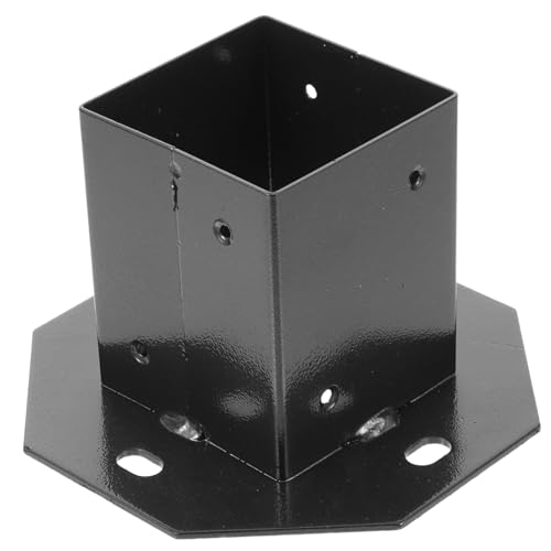 TEHAUX Post Base Protector for Mailbox Support Adjustable Metal Deck Post Holder Durable and Weather Resistant for Fences Railings and Gardens TEHAUX Post Base Protector for Mailbox Support Adjustable Metal Deck Post Holder Durable and Weather Resistant for Fences Railings and Gardens von TEHAUX