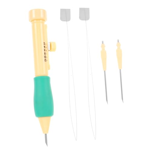 TEHAUX Punchnadel Set Stickerei Starter Kit für Anfänger Stabiles Werkzeug Leichtes DIY Punch Needle Kit für Textilgestaltung an Kleidung Vorhängen Kissen und Handarbeiten von TEHAUX