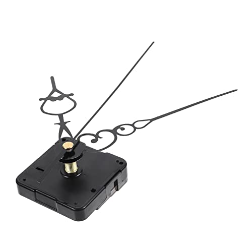 TEHAUX Quarz Uhrwerk Reparaturset mit Geräuschlosem Mechanismus und Zeigern für DIY Wanduhr Projekte und Kreative Bastelarbeiten von TEHAUX