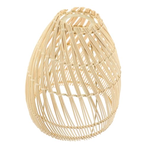 TEHAUX Rattan Lampenschirm Handgeflochten Ersatz Lampenabdeckung Øx Moderner Rustikaler Lampenschirm für Pendelleuchten Wohnzimmer Schlafzimmer Küche Restaurant TEHAUX Rattan Lampenschirm Handgeflochten Ersatz Lampenabdeckung Øx Moderner Rustikaler Lampenschirm für Pendelleuchten Wohnzimmer Schlafzimmer Küche Restaurant von TEHAUX