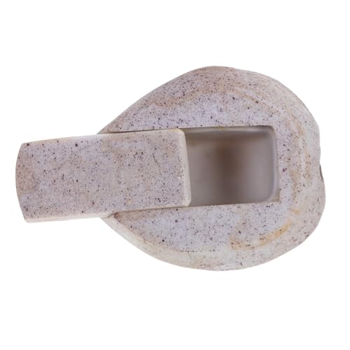 TEHAUX Realistisches Steinimitat Schlüsselversteck aus Resin Wetterfeste Outdoor Schlüsselbox für Garten und Haus Vielseitiger Dekorativer und Sicherer Ersatzschlüsselhalter in von TEHAUX