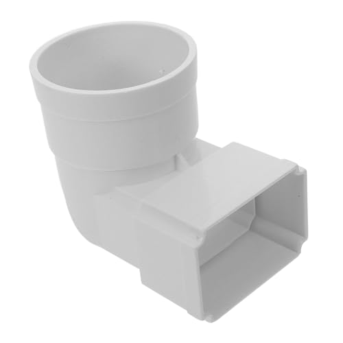 TEHAUX Rechteckiger Regenfallrohr-adapter aus Robustem Material Langlebiger Ablauf-verbinder und Formstabil für Hausentwässerung und Schutz vor Wasserschäden TEHAUX Rechteckiger Regenfallrohr-adapter aus Robustem Material Langlebiger Ablauf-verbinder und Formstabil für Hausentwässerung und Schutz vor Wasserschäden von TEHAUX