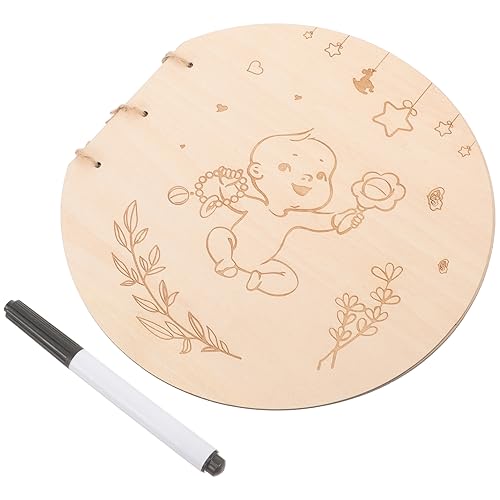 TEHAUX Gästebuch Mit Unterschriften – Schild Zur Babyparty Für Jungen Oder Mädchen Mit Schönem Andenken von TEHAUX