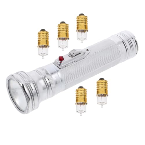 TEHAUX Retro Handheld Torch Kompakte LED Taschenlampe Verstellbare Helligkeit Vintage Design Stil Tragbare Flashlight für Haushalt Outdoor Notfälle von TEHAUX