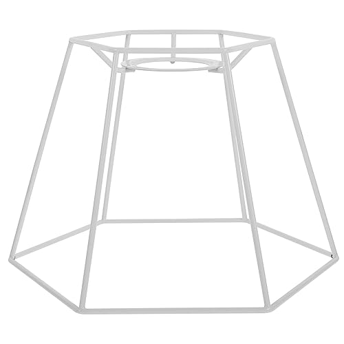 TEHAUX Retro Metal Lampenschirmrahmen für DIY Tisch und Pendelleuchten Stabiler und Rostfreier Lampenrahmen Metall für Kreative Lampenschirmprojekte von TEHAUX