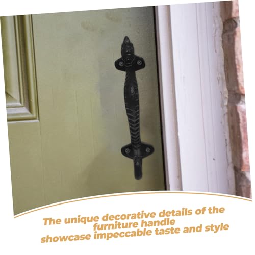 TEHAUX Retro Metall Möbelgriff Schrankgriff Gusseisen Türgriff für Kommoden Kleiderschränke Klassische Elegante Optik Einfache Montage Vielseitig für Wohn Schlafzimmer Geeignet von TEHAUX
