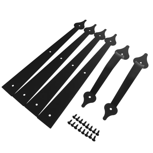TEHAUX Robuster Eisengriff für Scheunentüren Teiliges mit Stabilem Türscharniergriff für Garagen und Lagerhaustüren Langlebig Verschleißfest Inklusive Schrauben Einfach zu Montieren TEHAUX Robuster Eisengriff für Scheunentüren Teiliges mit Stabilem Türscharniergriff für Garagen und Lagerhaustüren Langlebig Verschleißfest Inklusive Schrauben Einfach zu Montieren von TEHAUX