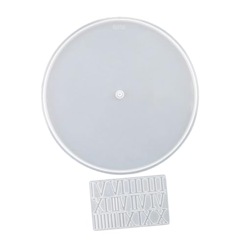 TEHAUX Römische Ziffern Uhrform Silikonform DIY Wanduhr Ziffernform Flexible Harzgießform für Anfänger Präzise Wanduhren Basteln Kreative Wohnraumdekoration TEHAUX Römische Ziffern Uhrform Silikonform DIY Wanduhr Ziffernform Flexible Harzgießform für Anfänger Präzise Wanduhren Basteln Kreative Wohnraumdekoration von TEHAUX
