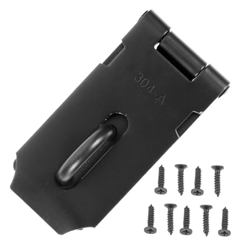 TEHAUX Rostfreies Edelstahl Schrankschloss Kompakter Langlebiger Hasp Verschluss Einfach zu Montieren Vielseitig für Möbel Türen Schranktüren in Wohn und Geschäftsbereichen TEHAUX Rostfreies Edelstahl Schrankschloss Kompakter Langlebiger Hasp Verschluss Einfach zu Montieren Vielseitig für Möbel Türen Schranktüren in Wohn und Geschäftsbereichen von TEHAUX