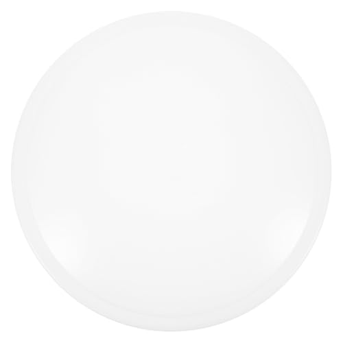 TEHAUX Runde Deckenlampenschirme aus Kunststoff Minimalistisches Design Einfache Montage Ersatz für Aufputzleuchten Staubschutz für Innenräume Geeignet für Küche Bad und Schlafzimmer von TEHAUX