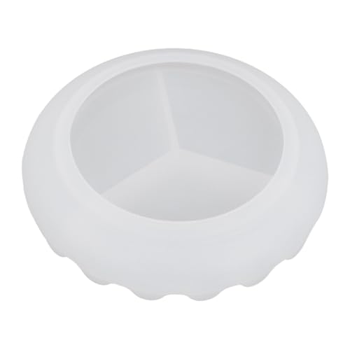 TEHAUX Runde Silikonform für DIY Kristall Epoxidharz Spiegel Wellenplatte Weiße Flexible Gießform Antihaftbeschichtet Wiederverwendbar für Kreative Handwerksprojekte TEHAUX Runde Silikonform für DIY Kristall Epoxidharz Spiegel Wellenplatte Weiße Flexible Gießform Antihaftbeschichtet Wiederverwendbar für Kreative Handwerksprojekte von TEHAUX