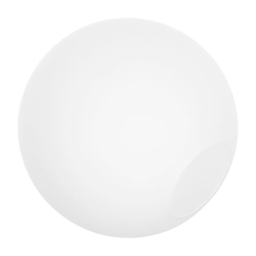 TEHAUX Runder Glaslampenschirm Ømm aus Hochwertigem Glas Einfacher Ersatz für Pendelleuchte Warmes Augenschonendes Licht Vielseitig Einsetzbar für Wohnzimmer und Schlafzimmer von TEHAUX